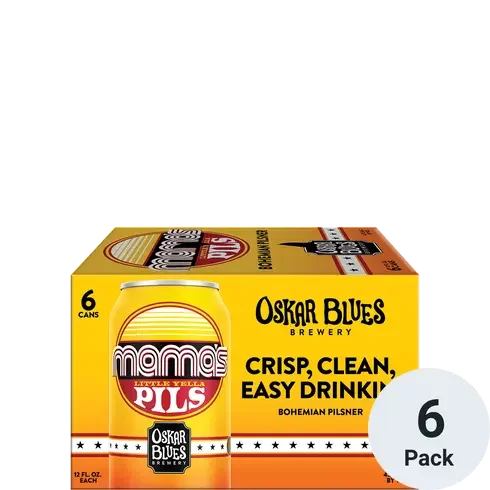 Oskar Blues Mama's Little Yella Pils – 6 cans - Sipsy