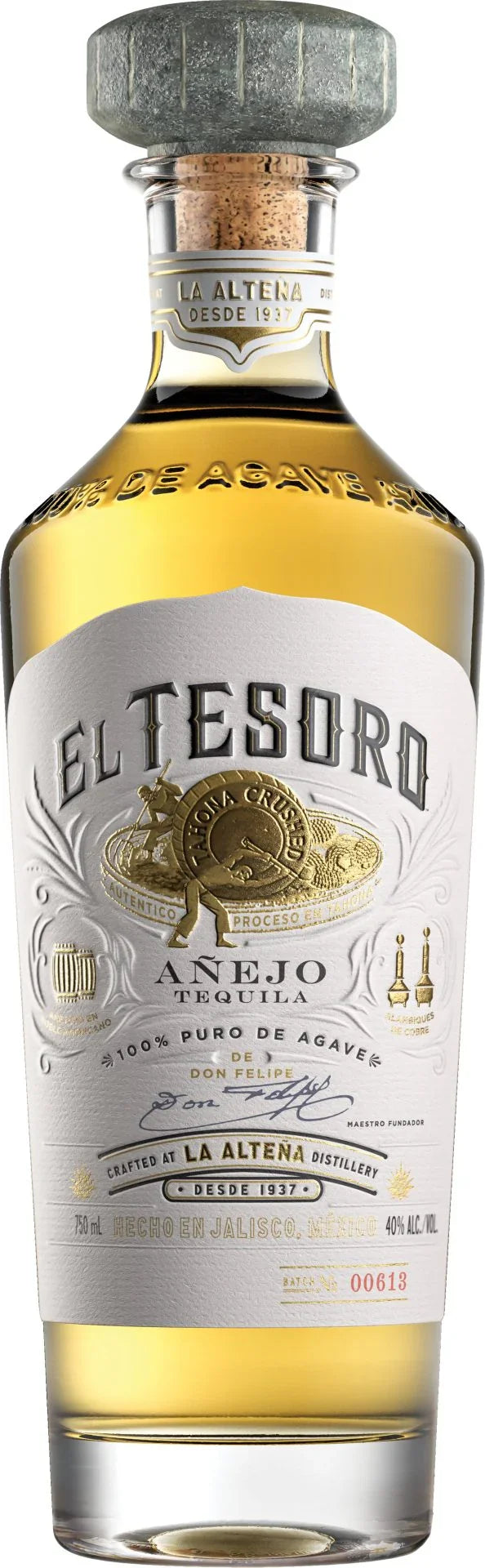 El Tesoro Añejo Tequila - 750 ml - Sipsy