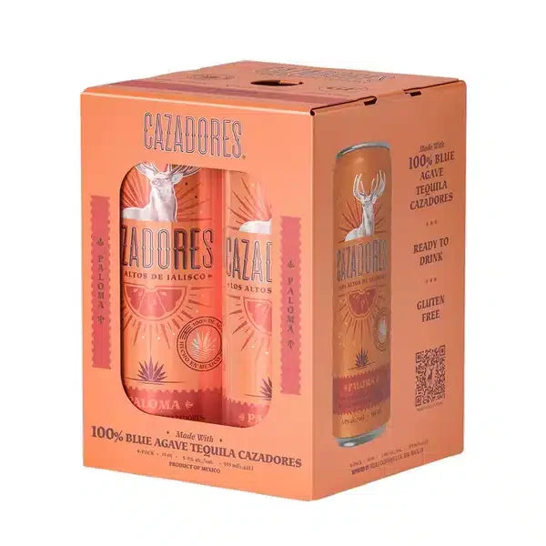Cazadores Cocktail Paloma - 4-pack, 12 oz - Sipsy