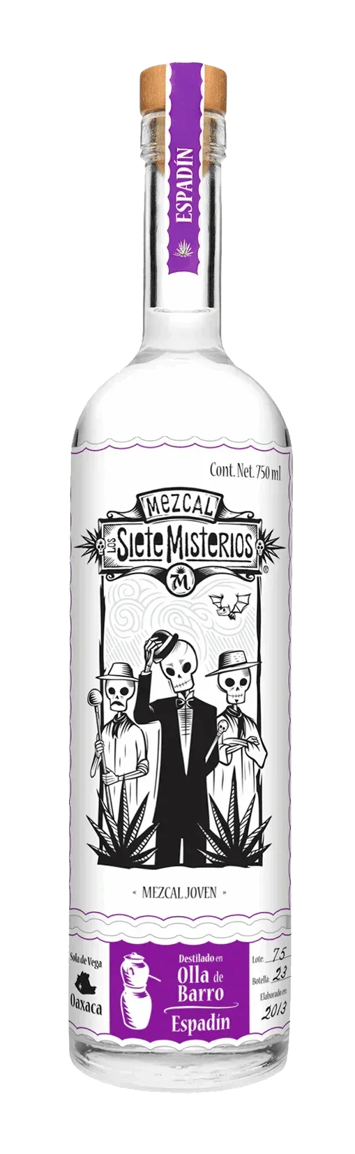 Siete Misterios Olla de Barro Espadín Mezcal – 750 ml - Sipsy