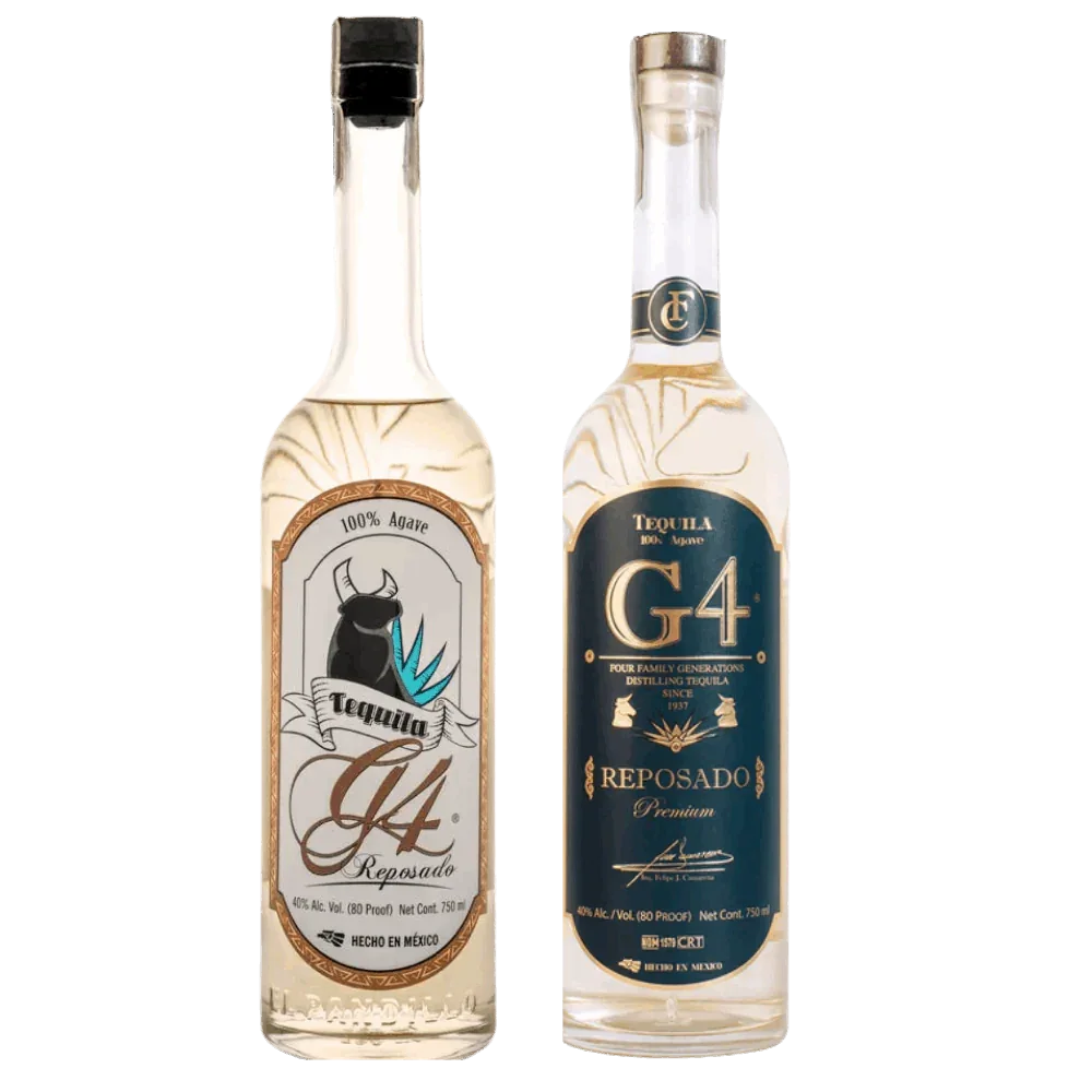 G4 Clásico Reposado Tequila + G4 Reposado Tequila (2-pack) - Sipsy