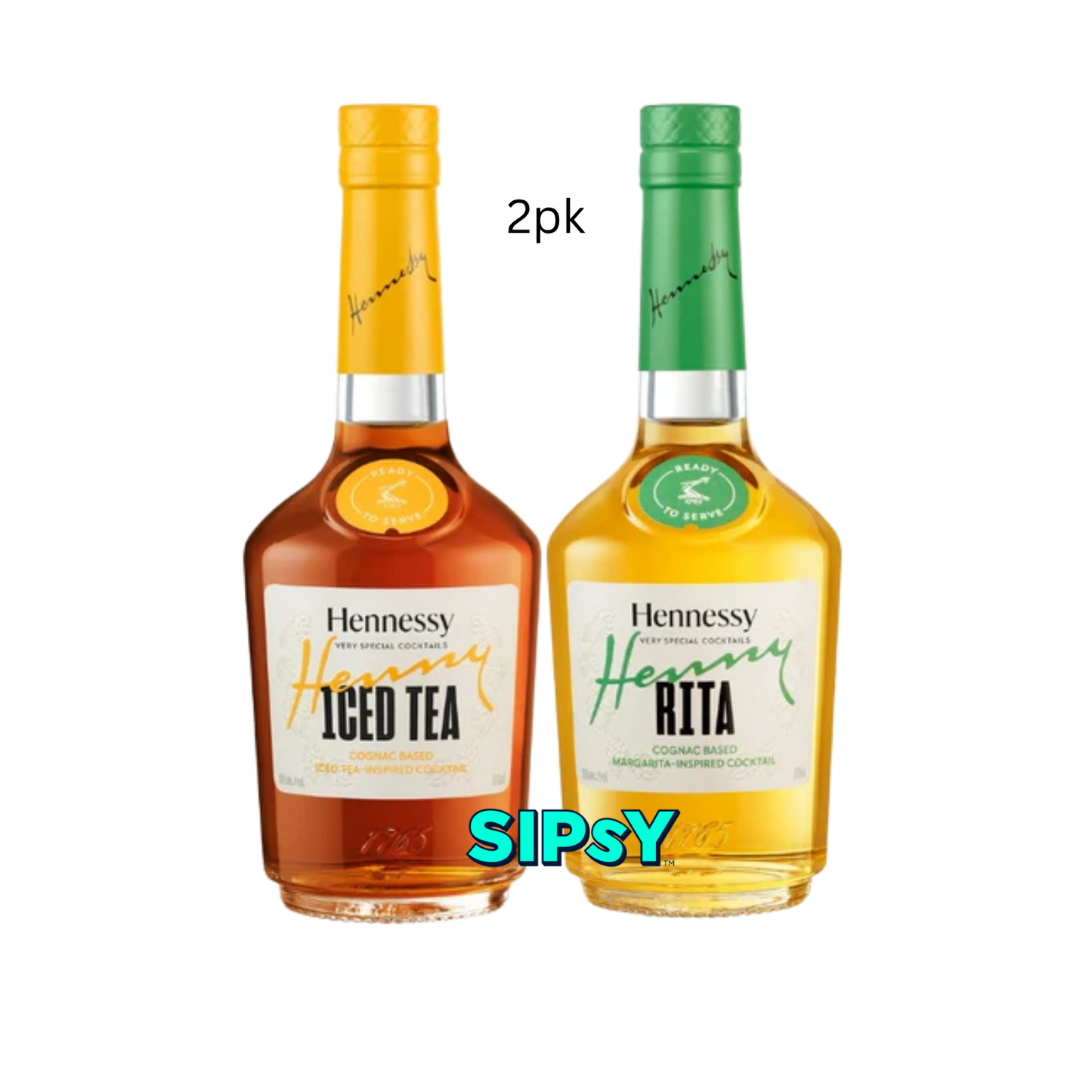 Hennessy Henny Iced Tea + Henny Rita 2-Pack - 375ml