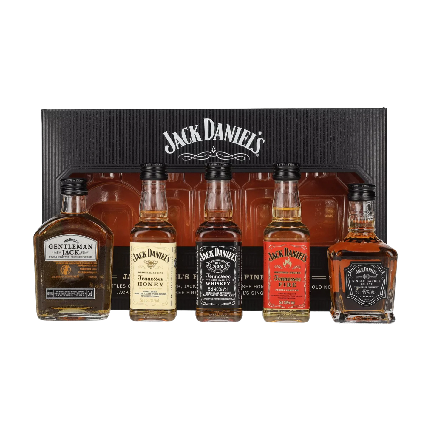 Jack Daniel's Family of Spirits Gift Set 5x - 50ml