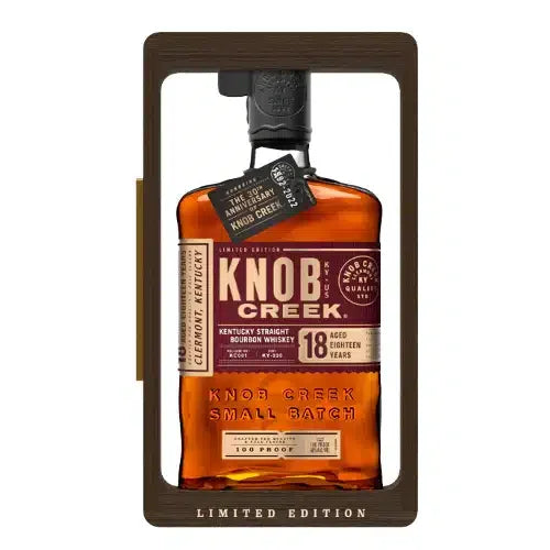Knob Creek Bourbon 18-Year, 100 Proof, 750 ml - Sipsy