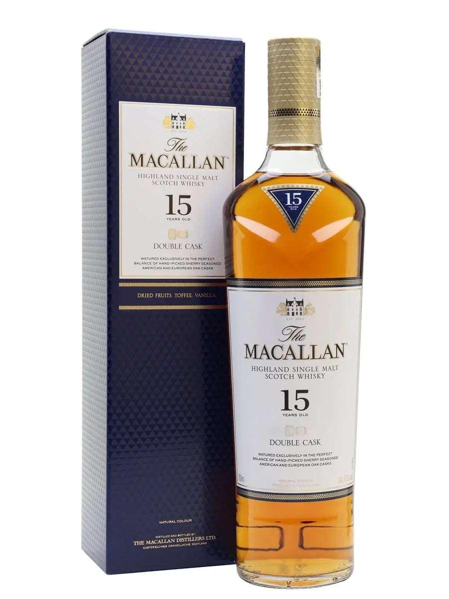 Macallan 15-Year-Old Double Cask Single Malt Scotch Whisky – 750 ml - Sipsy