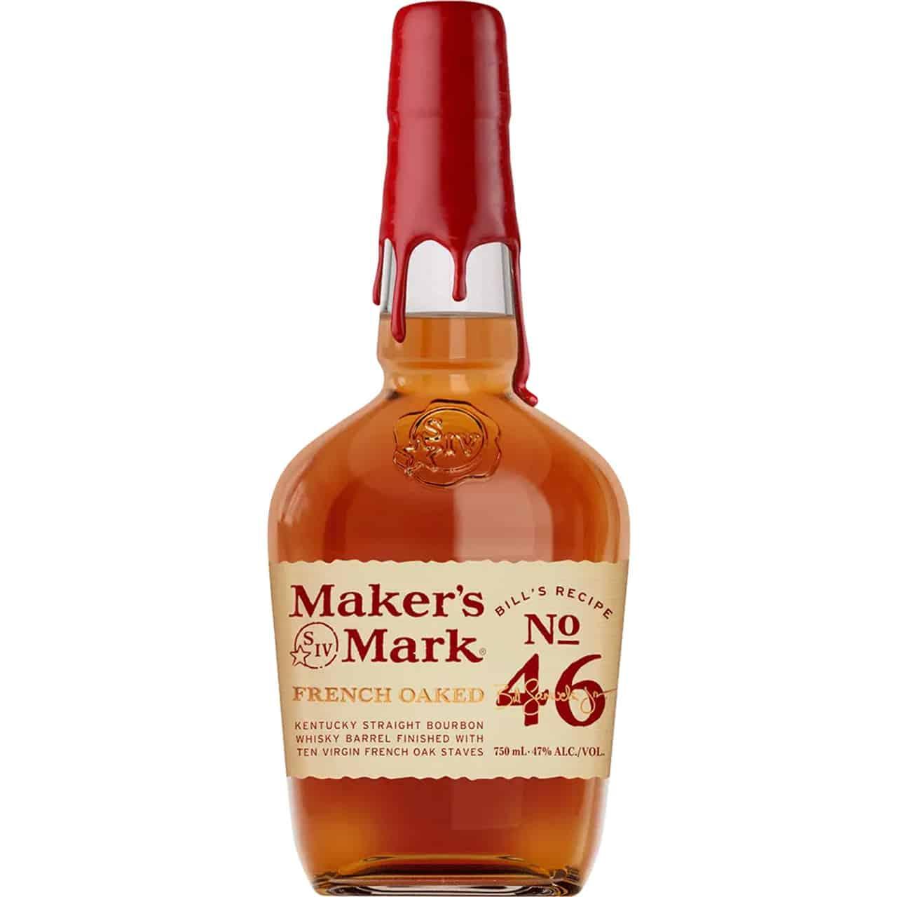 Maker's Mark 46 French Oak Aged Bourbon Whisky – 750 ml - Sipsy