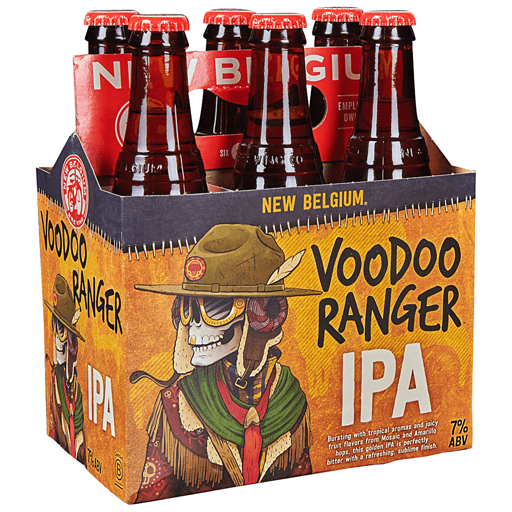 New Belgium Voodoo Ranger IPA - 6 Bottles