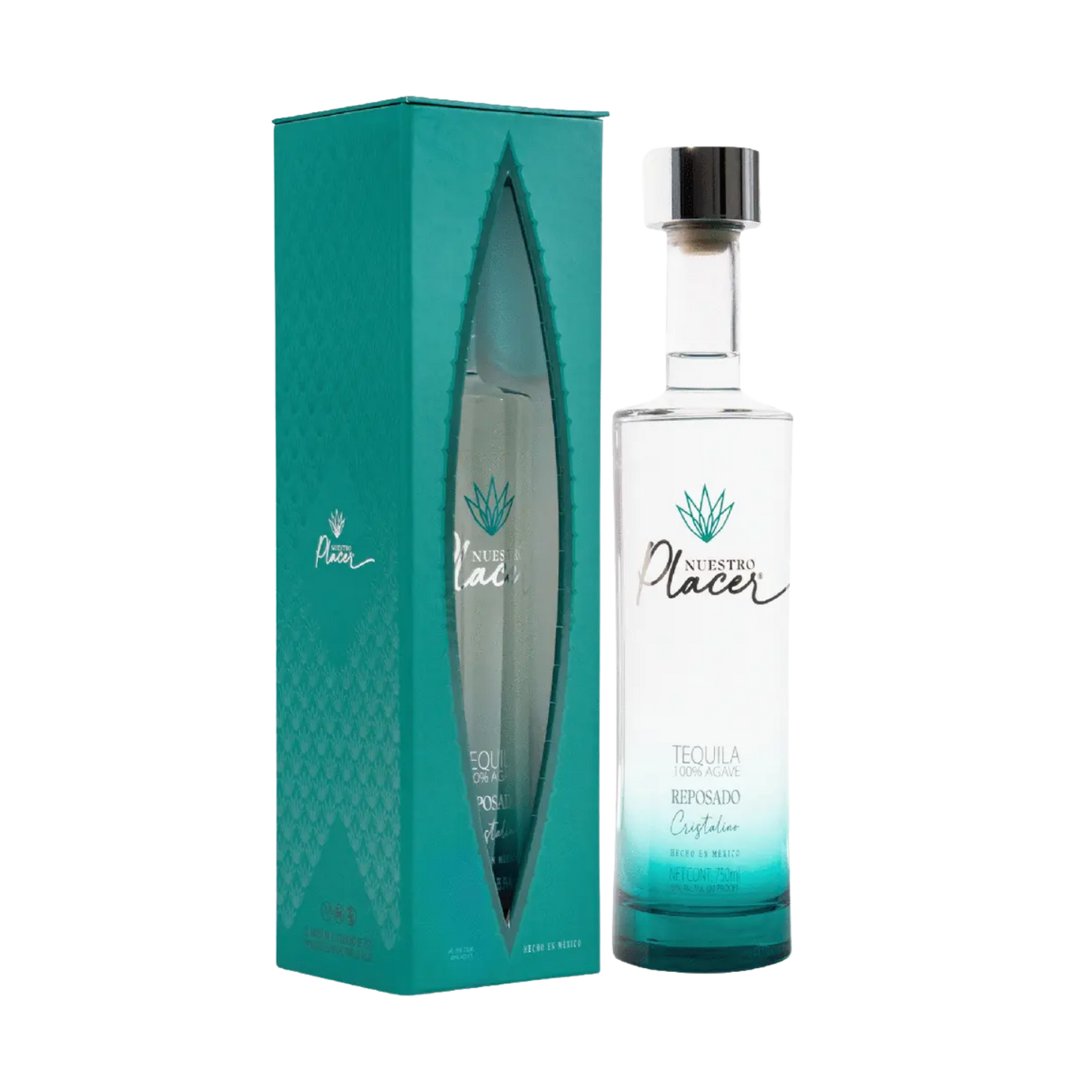 nuestro placer cristalino tequila 750ml
