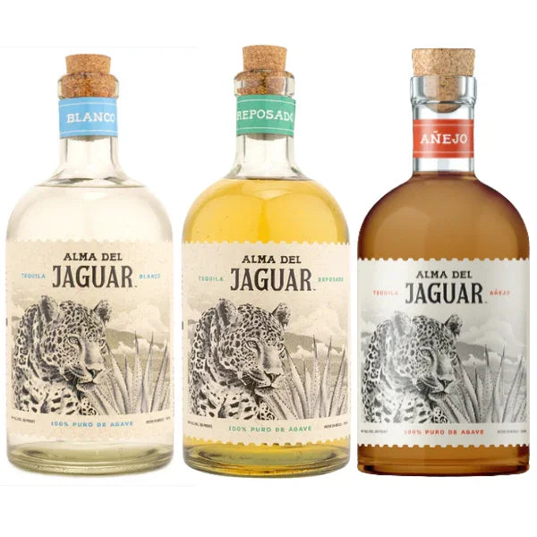 Alma del Jaguar Tequila Blanco, Reposado & Añejo — 3-pack - Sipsy