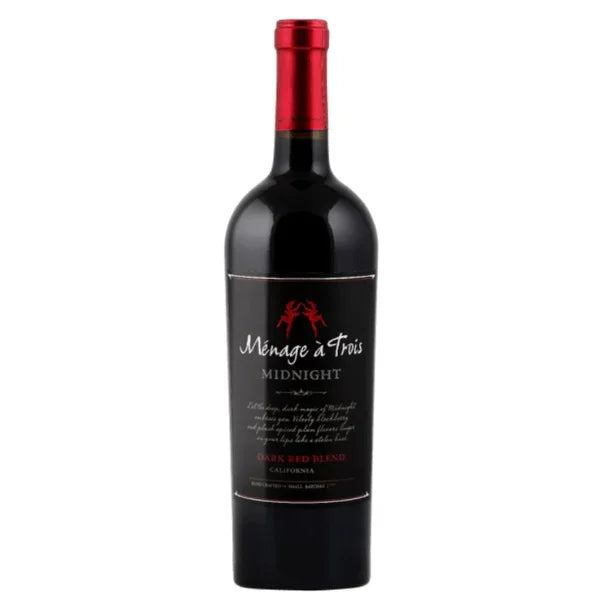 Ménage à Trois Midnight Dark Red Blend – 750 ml - Sipsy