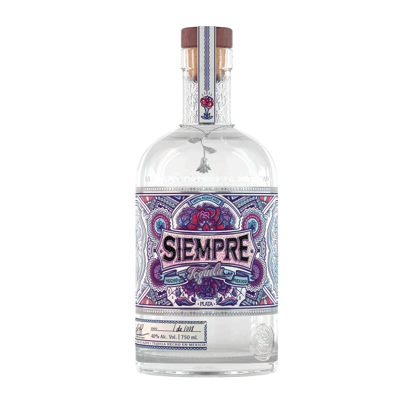 Siempre Plata Tequila, 750 mL - Sipsy