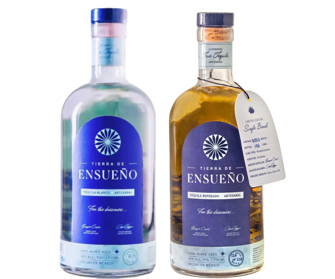 Tierra de Ensueño Tequila Blanco and Reposado Wheated Bourbon Cask - 2 pk - Sipsy