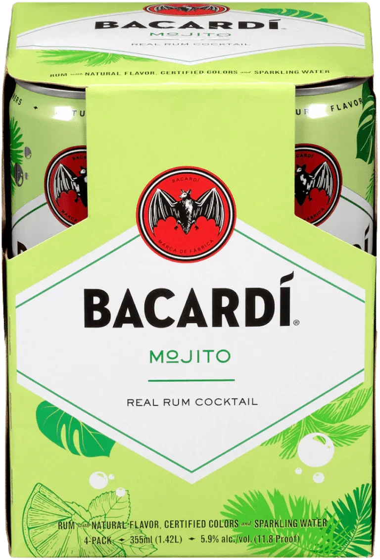 Bacardi Mojito – 12 oz, 4-pack - Sipsy