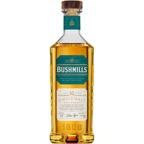 Bushmills 10 Year Old Single Malt Irish Whiskey - 750 ml - Sipsy