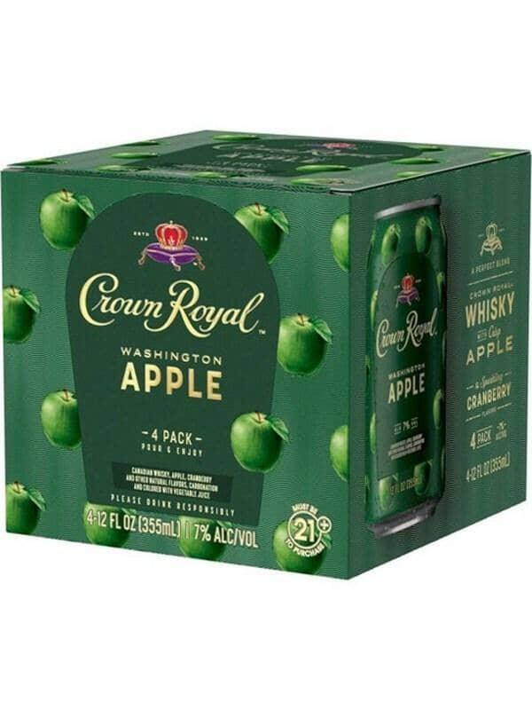 Crown Royal Washington Apple 4-pack 12 oz - Sipsy