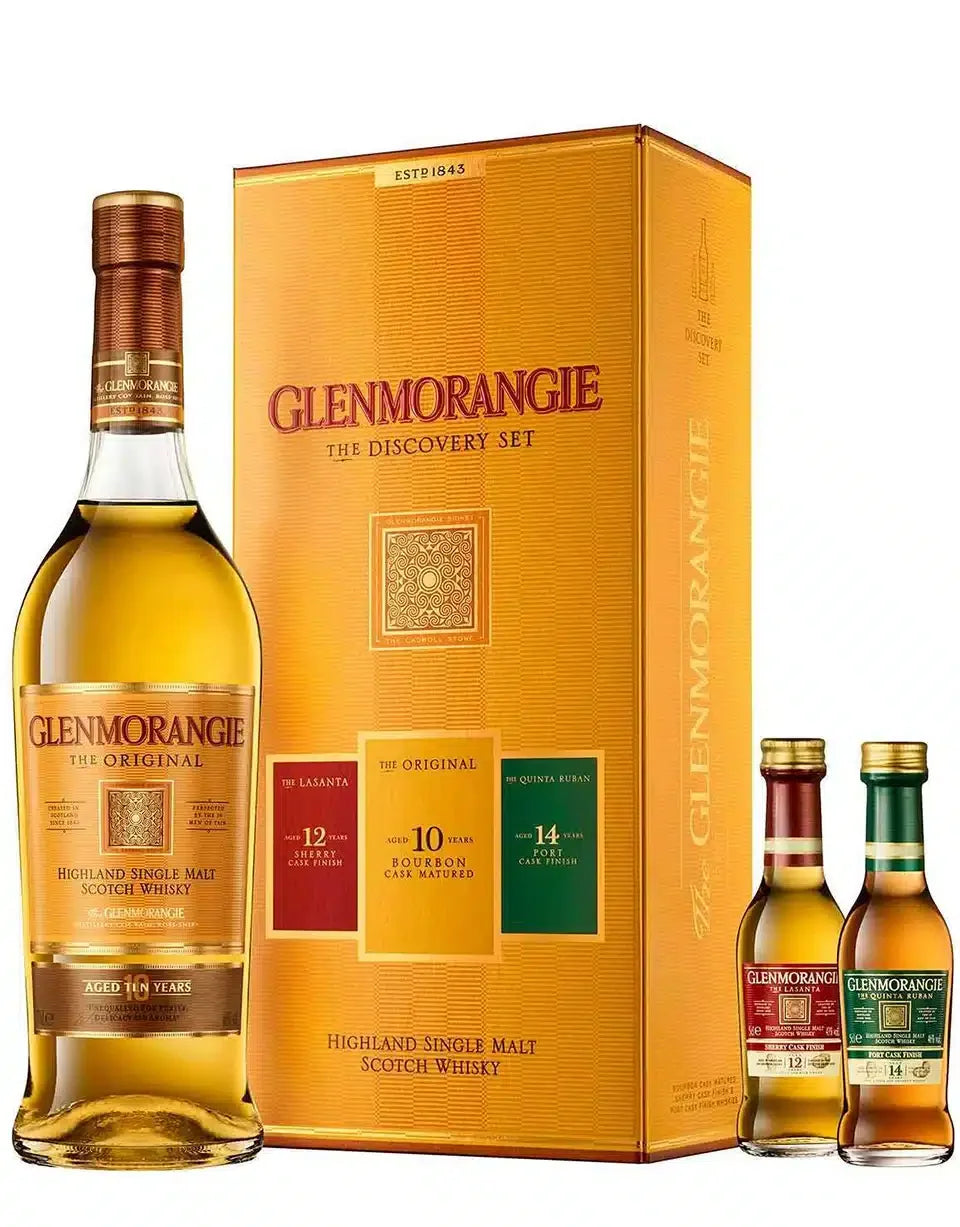 Glenmorangie The Discovery Gift Set – 750 ml + (2) x 50 ml - Sipsy