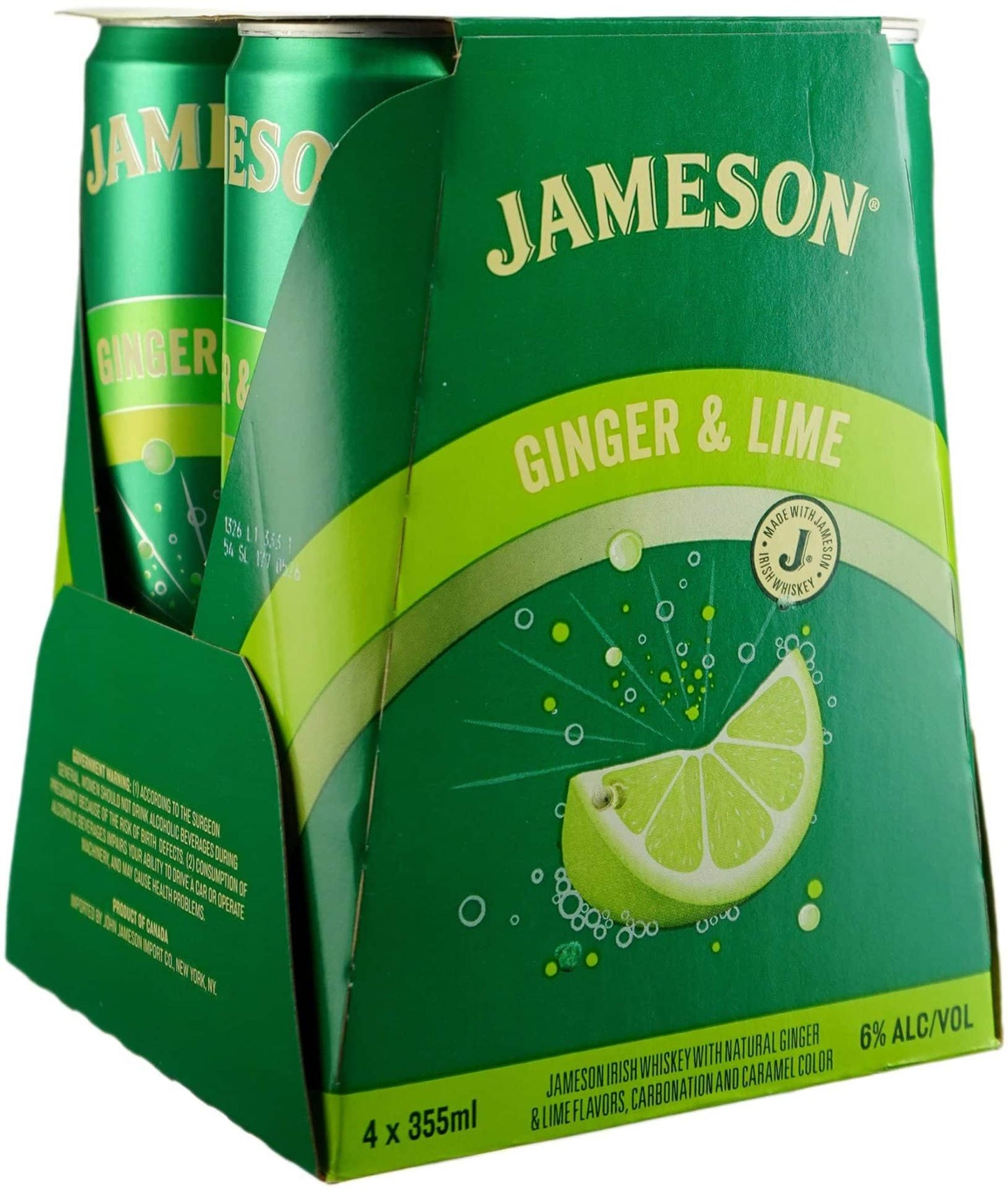 Jameson Ginger & Lime Cocktail – 4-pack, 12 oz - Sipsy