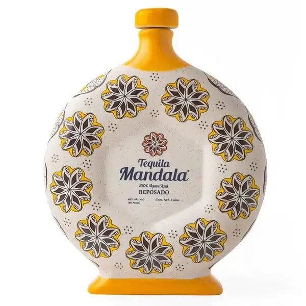 Tequila Mandala Reposado Ceramic Bottle, 1 L - Sipsy