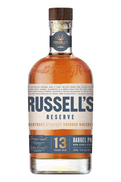 Russell's Reserve Bourbon, 13-Year Whiskey – 750 ml - Sipsy