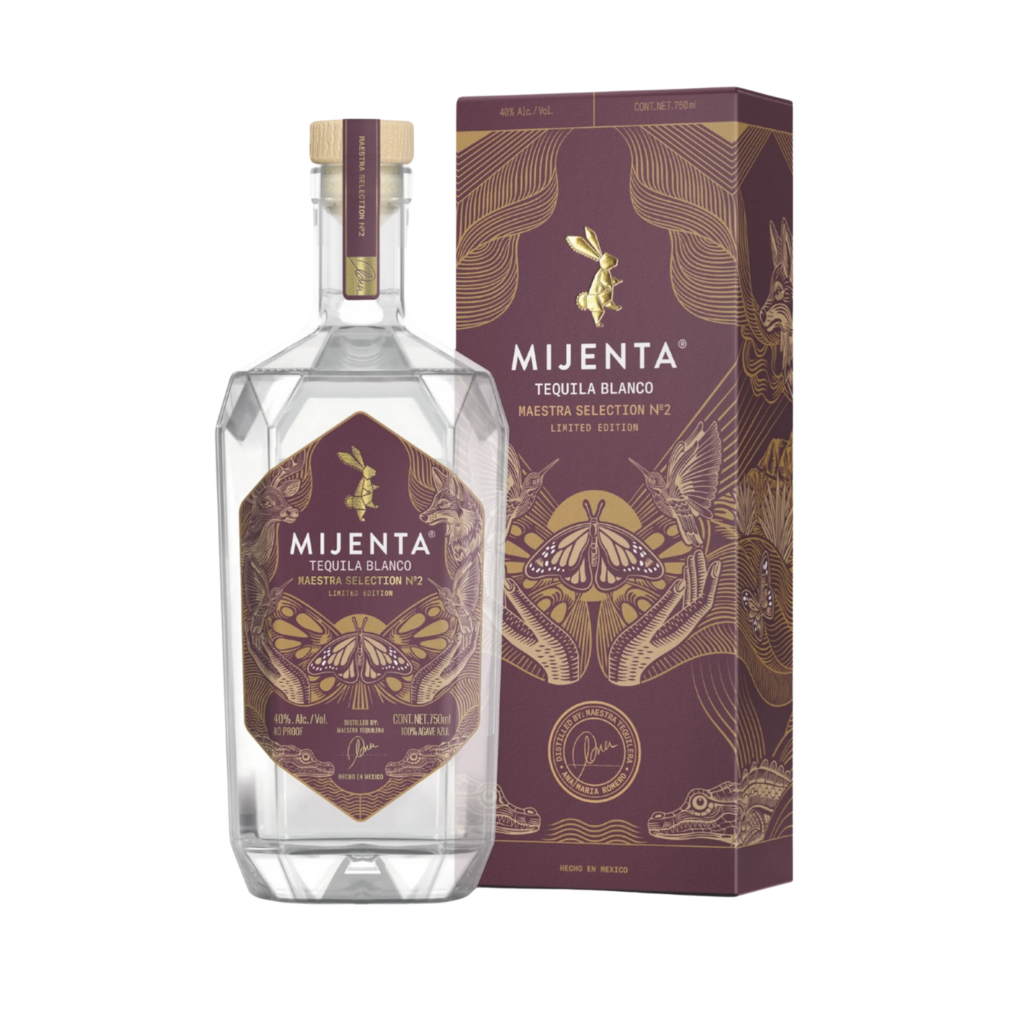 mijenta maestra seleccion blanco tequila no. 2 750ml