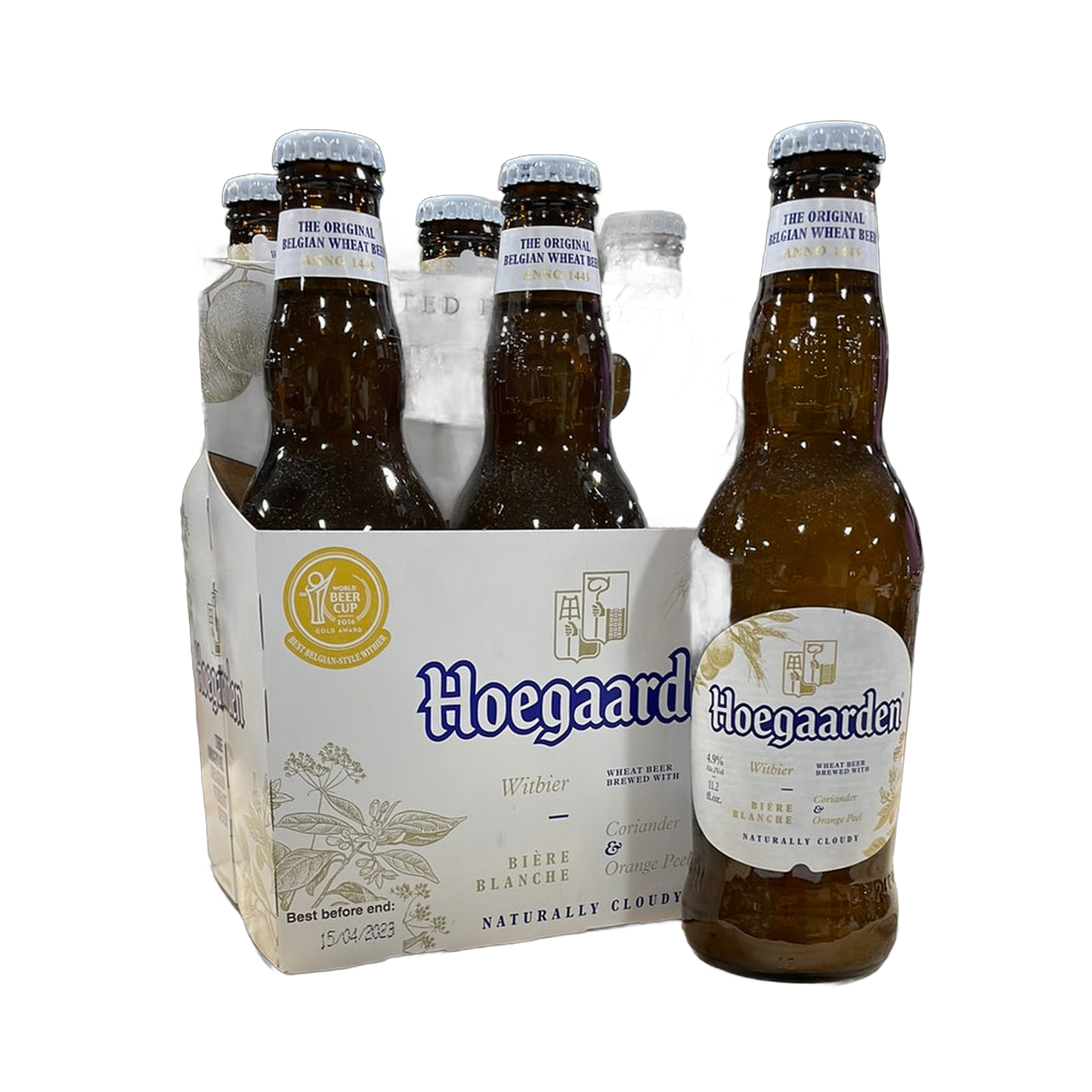 Hoegaarden Belgium White Ale - 6 bottles