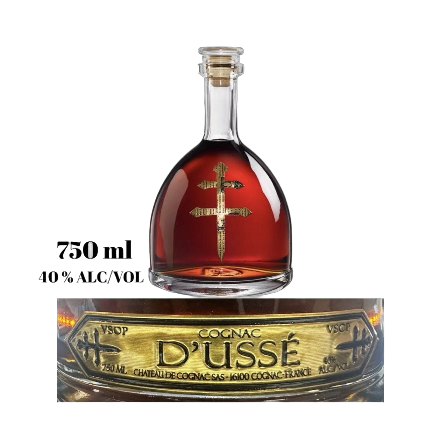 D’Ussé Cognac VSOP - 750ml