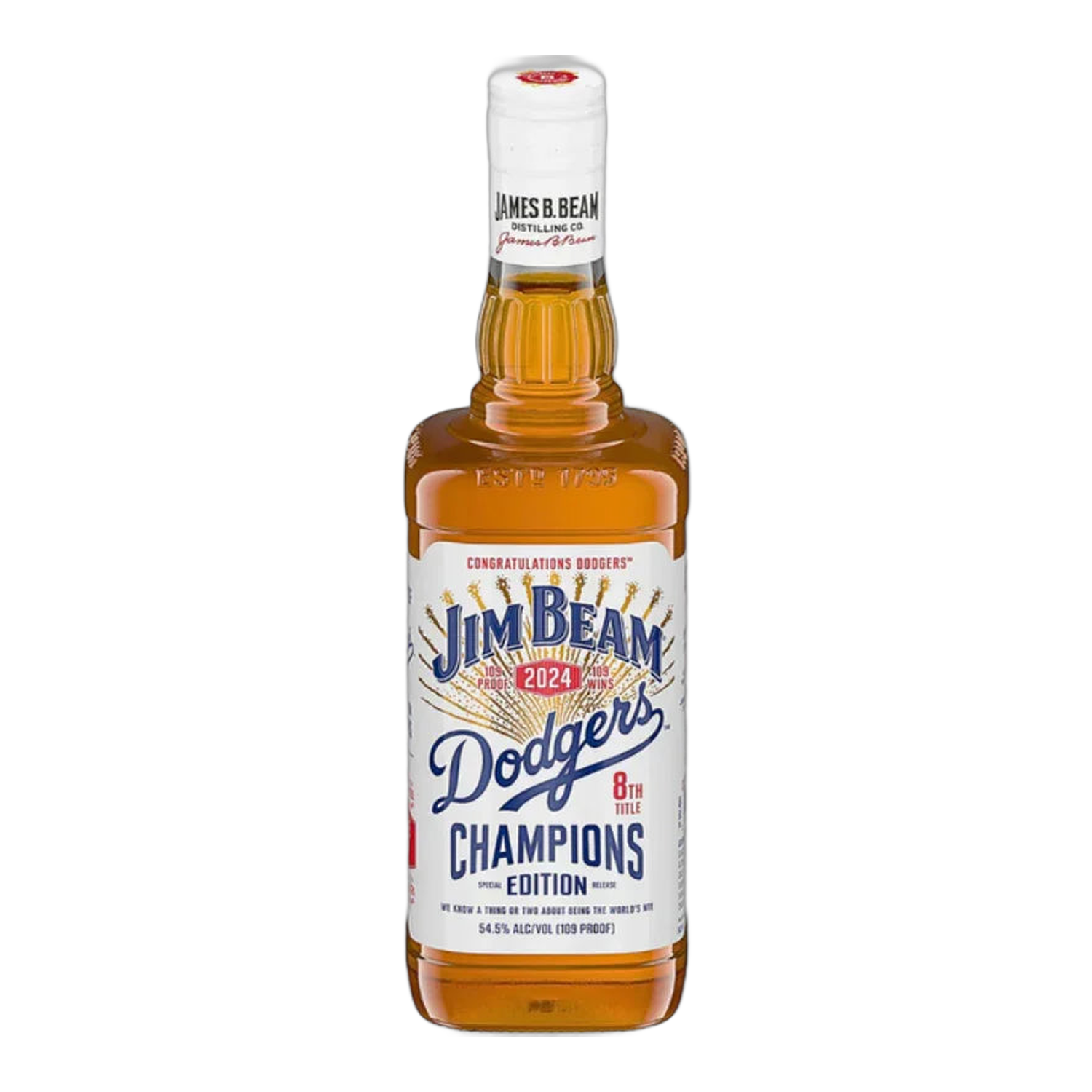 Jim Beam Dodgers 8th Edition 750ml | Kentucky Bourbon Whiskey