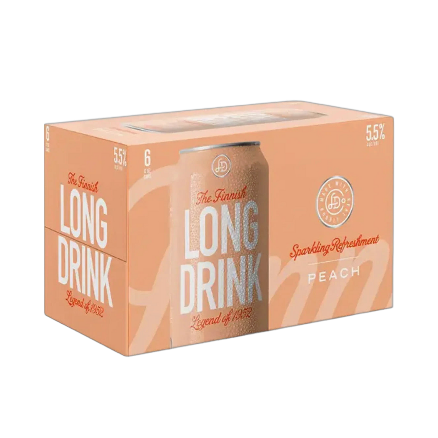 Long Drink Peach - 6-Pack / - 355ml