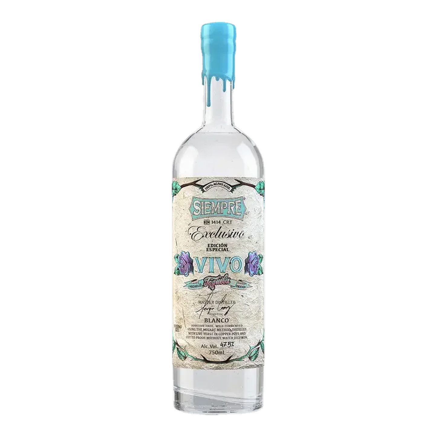 Siempre Exclusivo Vivo Blanco Tequila - 750ml