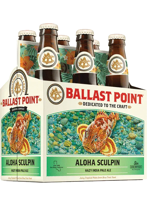 Ballast Point Aloha Sculpin IPA – 6 Bottles - Sipsy