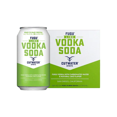 Cutwater Vodka Soda, 4-pack, 12 oz cans - Sipsy