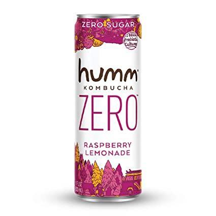 Humm Kombucha Zero Raspberry Lemonade, 11 oz - Sipsy