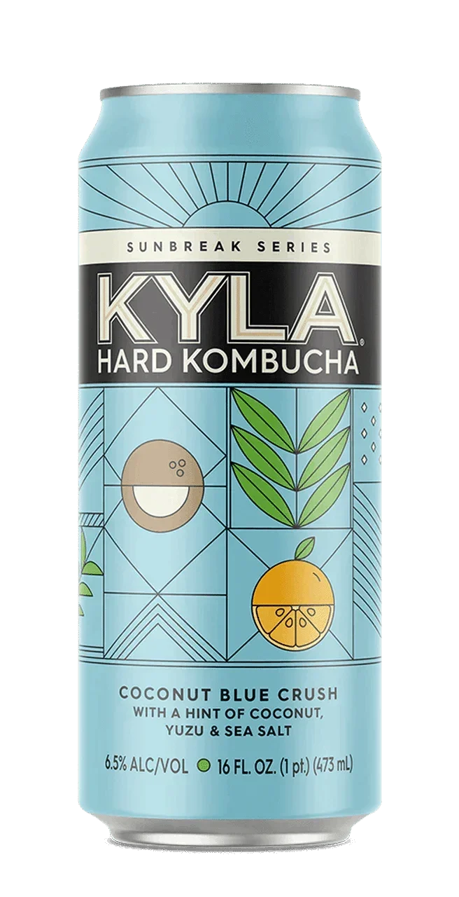 Kyla Coconut Crush Hard Kombucha — 16 oz - Sipsy
