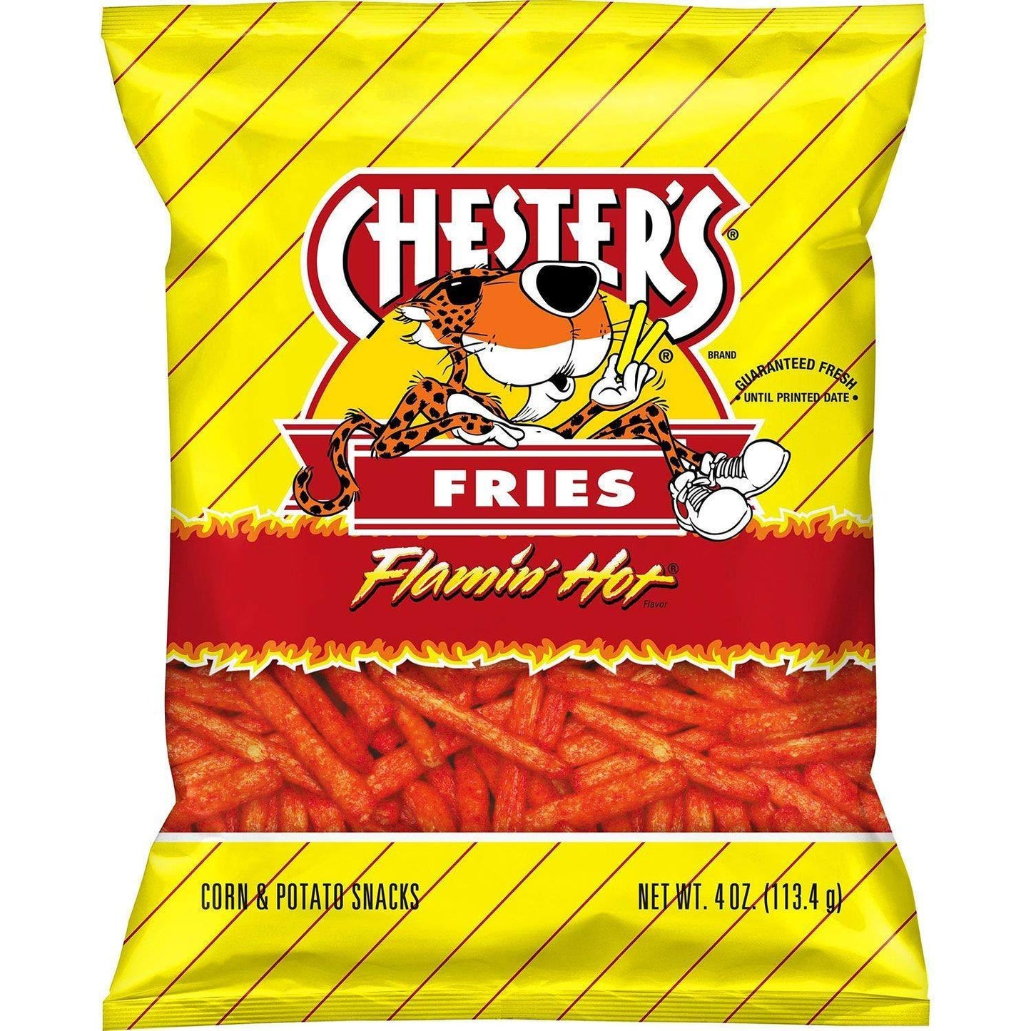 Chester's Flamin hot Fries 4oz - Sipsy