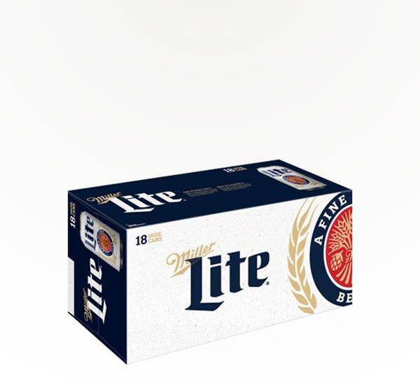 Miller Lite American Beer - 18 cans - Sipsy