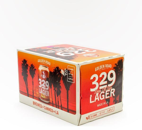 Golden Road 329 Lager - 6 cans - Sipsy