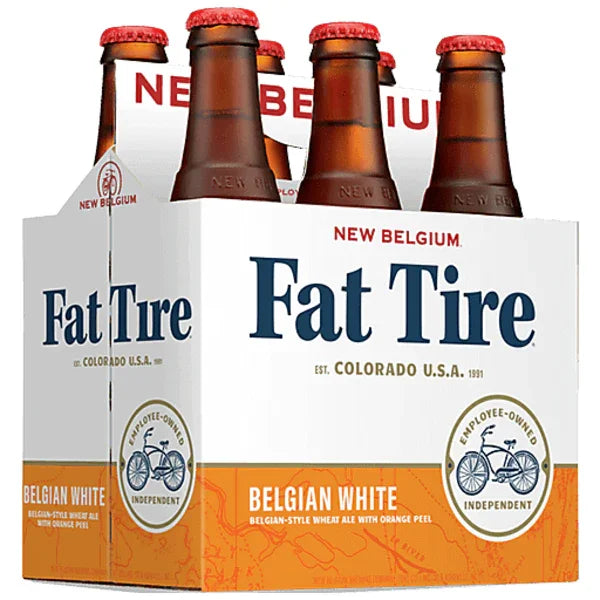 New Belgium Fat Tire Belgian White – 6 Bottles - Sipsy