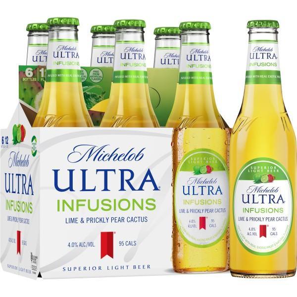 Michelob Ultra Infusion Lime & Prickly Pear Cactus 6-Pack - Sipsy