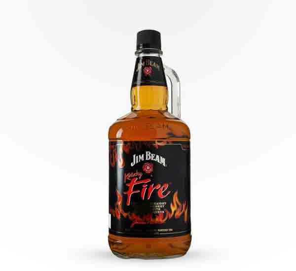 Jim Beam Fire Cinnamon Bourbon Whiskey, 1.75 L - Sipsy