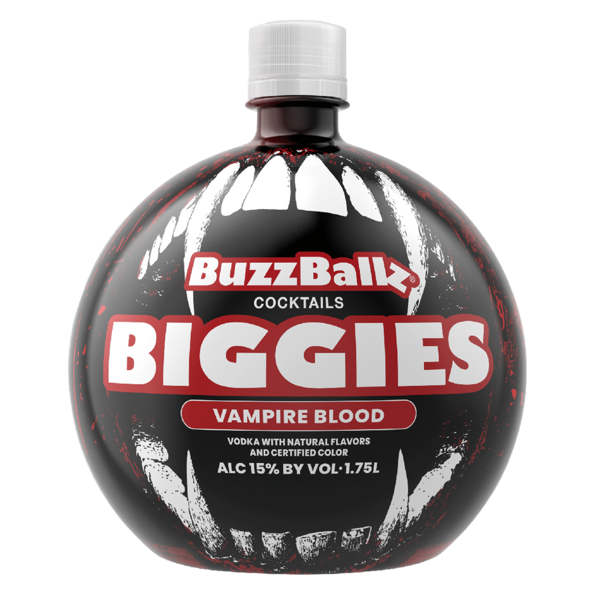 BuzzBallz Biggies Vampire Blood Vodka Cocktail - 1.75L