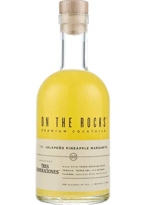 On the Rocks Jalapeno Pineapple Margarita - 375ml