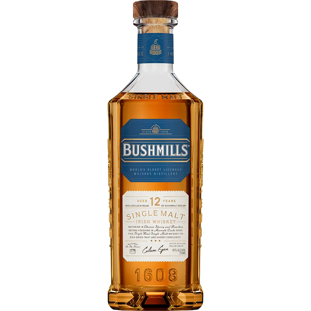 Bushmills 12 Year Single Malt Irish Whiskey - 750ml