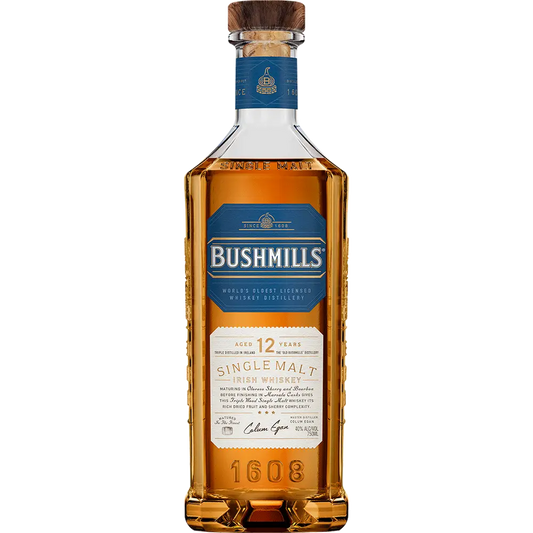 Bushmills 12 Year Single Malt Irish Whiskey - 750ml