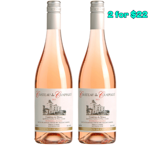 2 for $22 Campuget Rose - 750ml