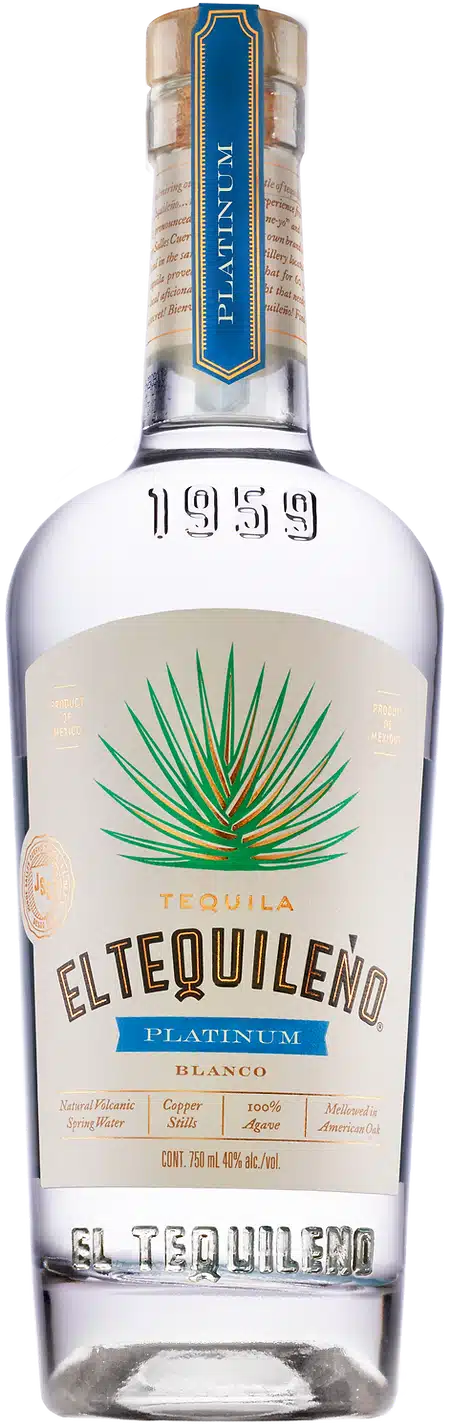 El Tequileno Platinum Blanco Tequila - 750ml