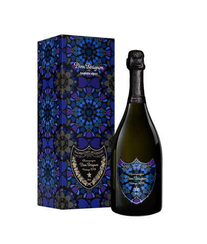 Dom Perignon limited edition damien Hirst 750ml bottle with box