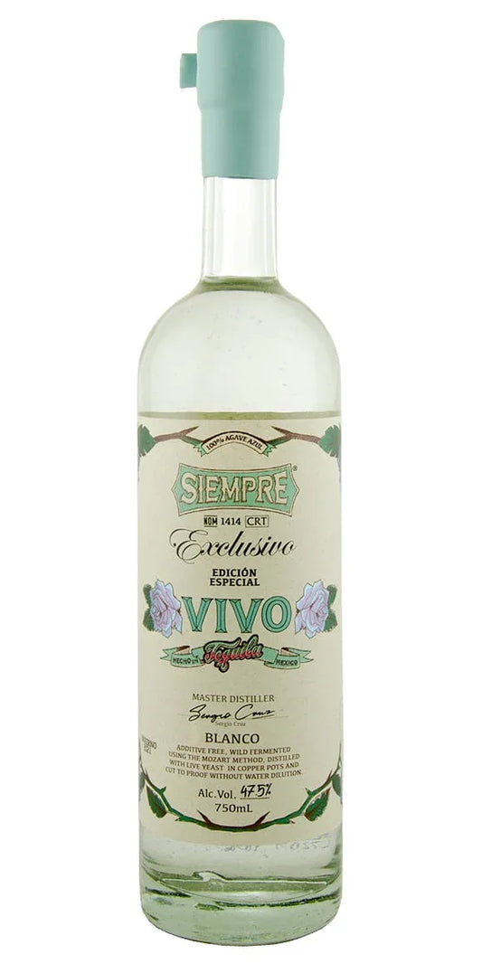 Siempre Exclusivo Vivo Blanco Tequila – 750 ml - Sipsy