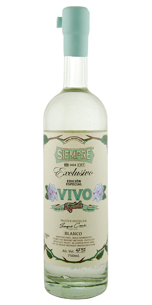 Siempre Exclusivo Vivo Blanco Tequila - 750ml