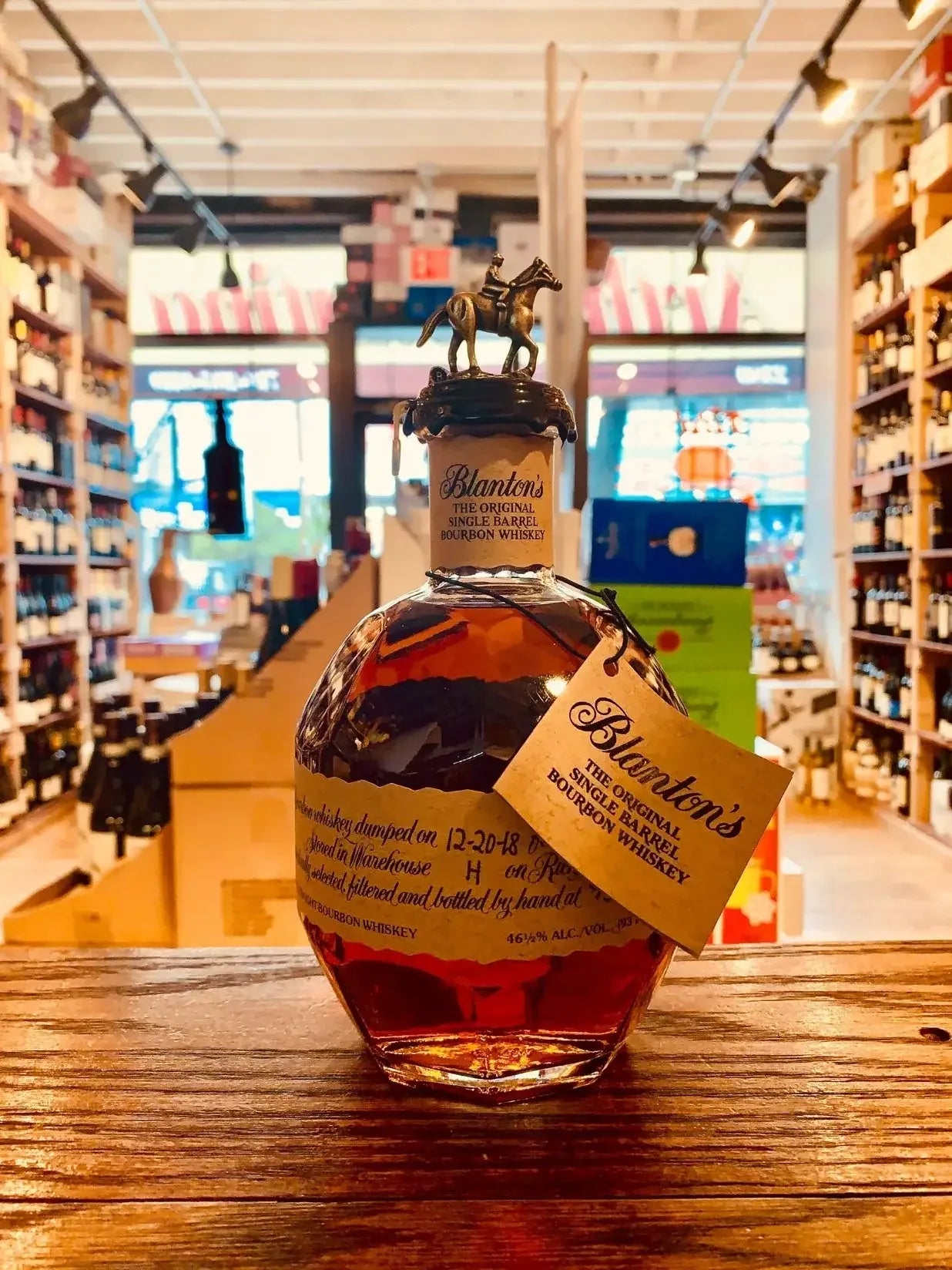 仙54【未開栓】Blanton's 750ml 46％ SINGLE BARREL BOURBON 箱有
