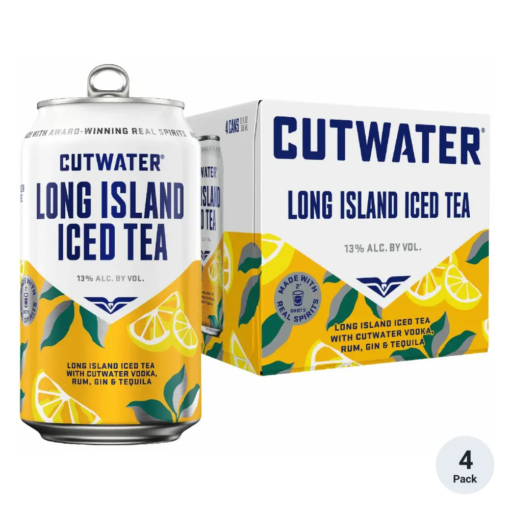 Output: Cutwater Long Island Iced Tea 4-Pack 12-oz Cans